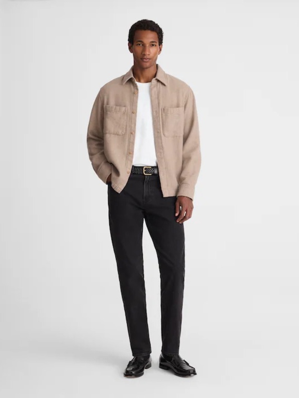 Madewell Relaxed Taper Jeans in Hanlock Wash Stretch Size 33 $148 NJ004